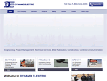 Tablet Screenshot of dynamoelectric.ca